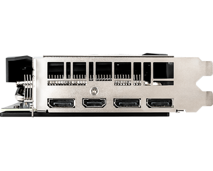 MSI GeForce RTX 2060 SUPER VENTUS OC official I/O and side view
