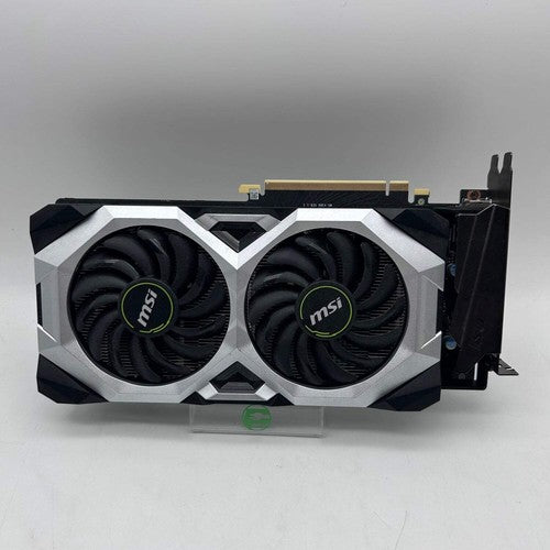 MSI GeForce RTX 2060 SUPER VENTUS OC 8GB used graphics card front angle