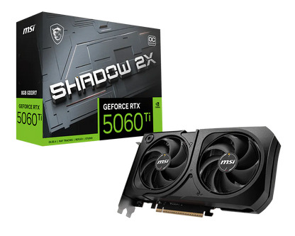 MSI GeForce RTX 5060 Ti 8G SHADOW 2X OC PLUS front