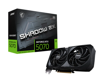 MSI GeForce RTX 5070 12G SHADOW 2X OC front