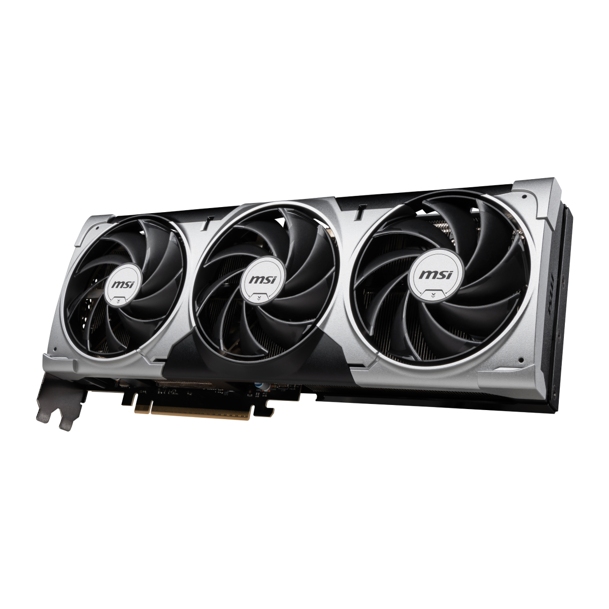 MSI GeForce RTX 5080 16G VENTUS 3X OC manufacturer product gallery angle