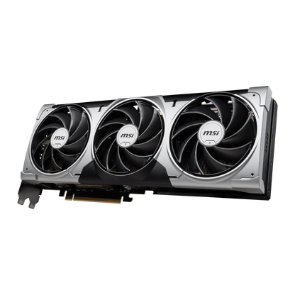 MSI GeForce RTX 5080 16G VENTUS 3X OC manufacturer product gallery angle
