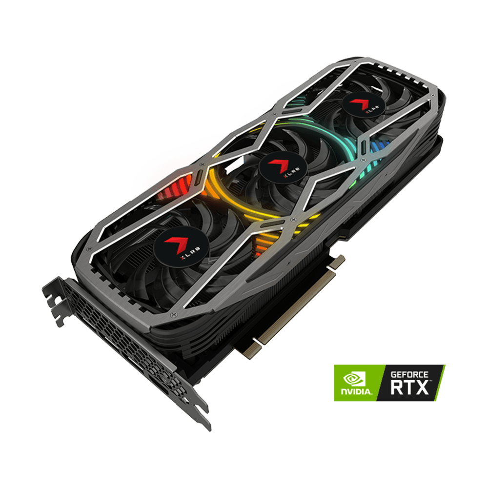 PNY GeForce RTX 3080 10GB XLR8 Gaming REVEL EPIC-X RGB Triple Fan Graphics Card