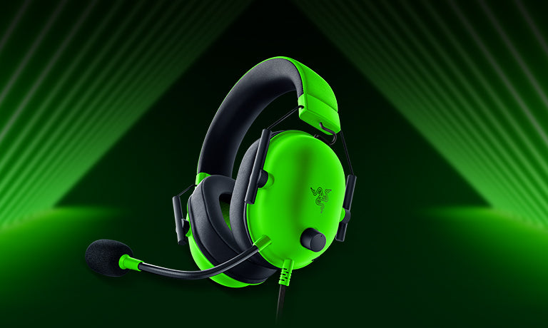 Official Razer BlackShark V2 X Green hero product image