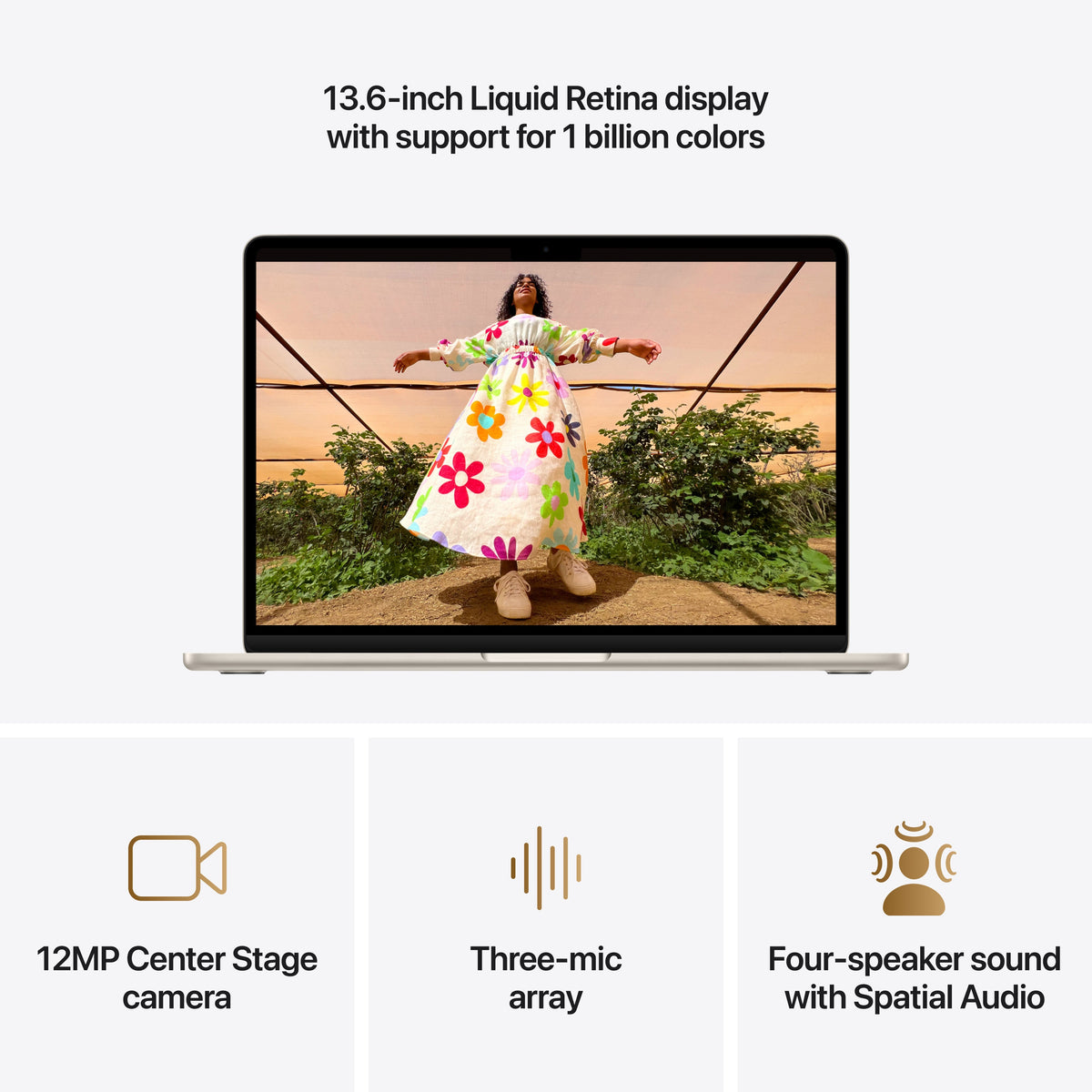 Apple MacBook Air 13.6-inch M5 – 16GB / 512GB – Starlight (MDHA4) – product gallery image 5