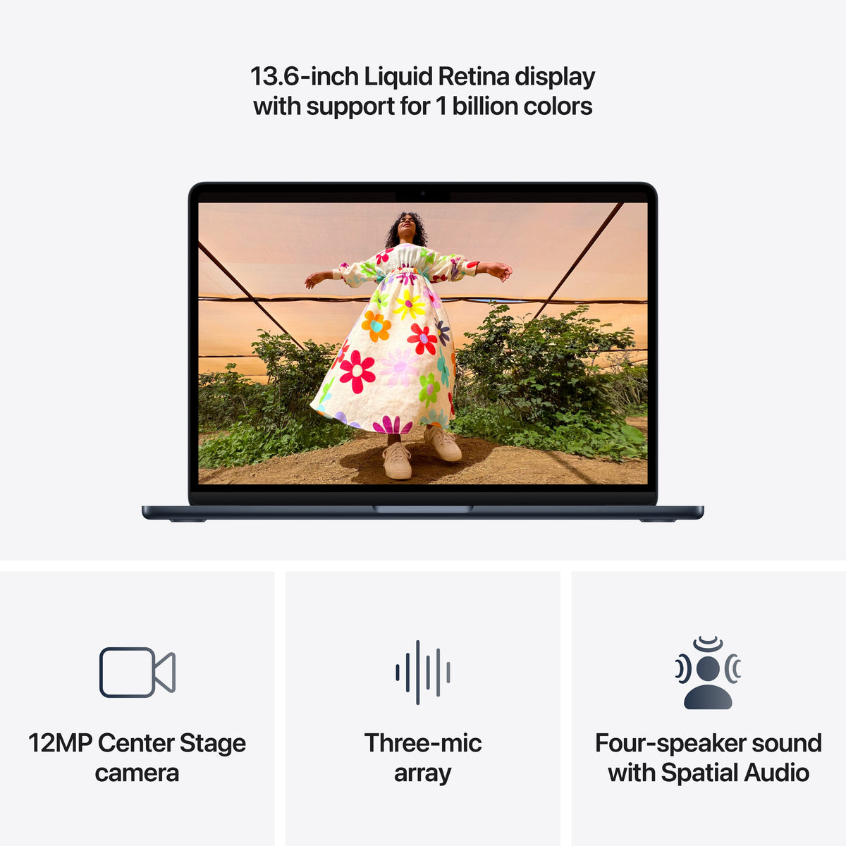 Apple MacBook Air 13.6-inch M5 – 16GB / 1TB – Midnight (MDHF4) – product gallery image 5
