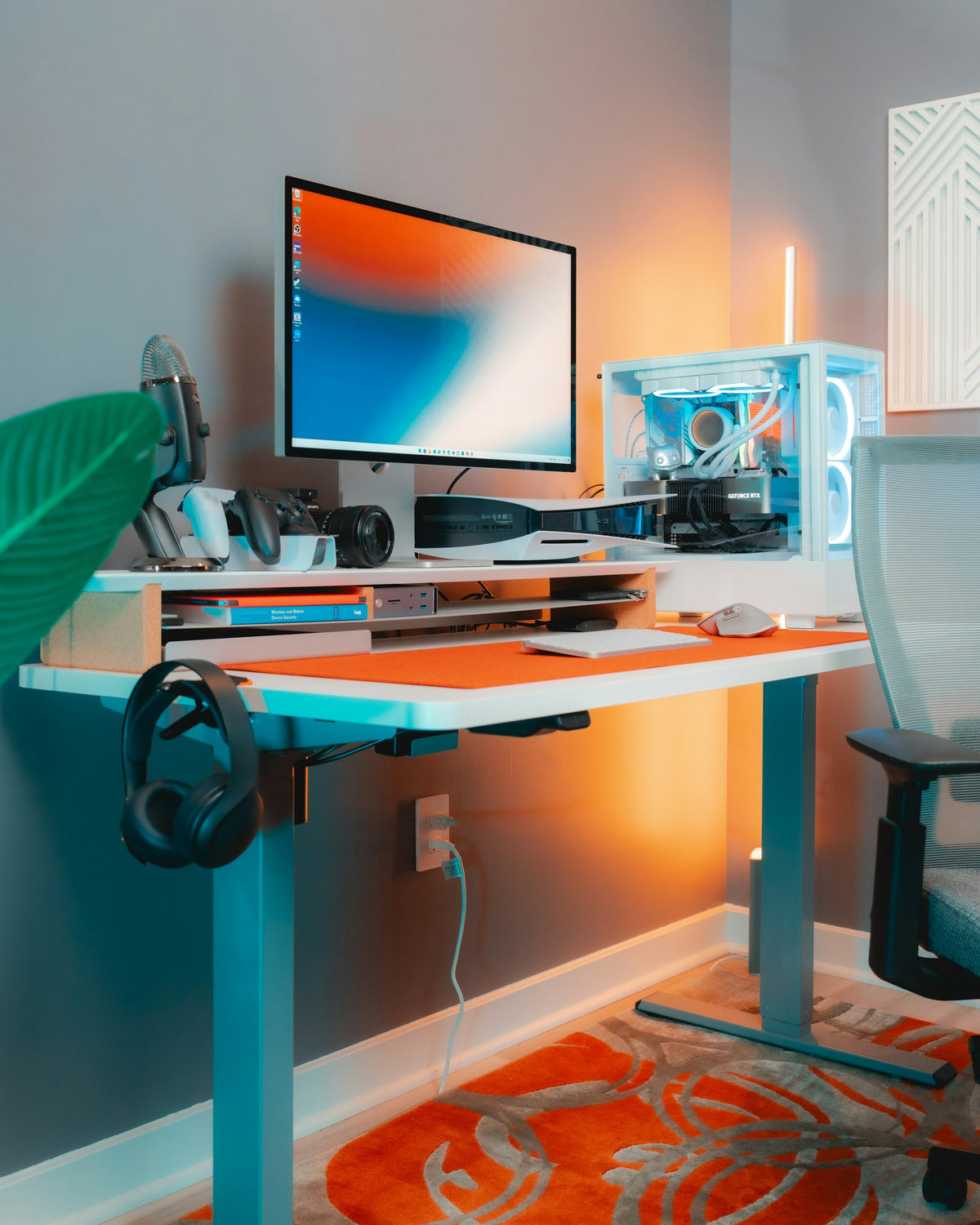 Gaming keyboard mouse headset and accessories