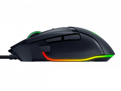 Razer Basilisk V3 black gaming mouse side view