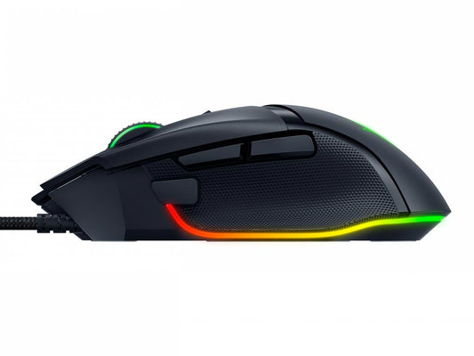 Razer Basilisk V3 black gaming mouse side view
