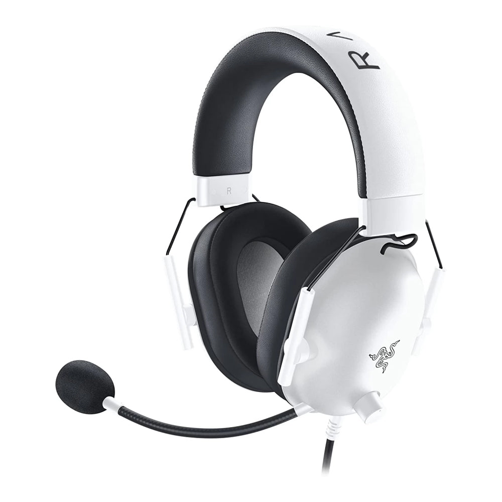 Razer BlackShark V2 X White angled product view