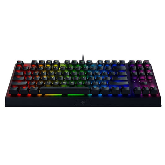 Razer BlackWidow V3 Tenkeyless gaming keyboard angled view