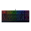 Razer BlackWidow V3 Tenkeyless gaming keyboard front view on white background