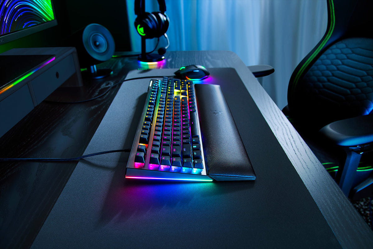 Razer BlackWidow V4 angled view