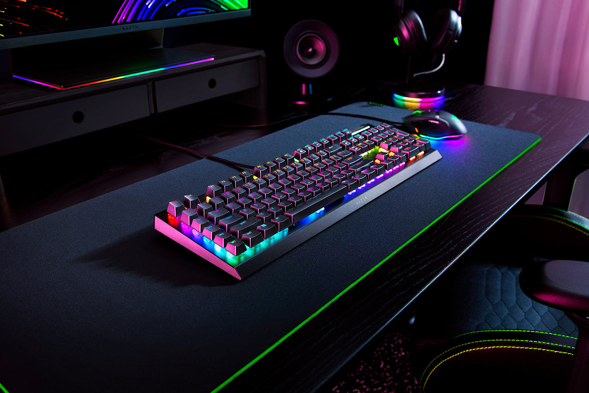 Razer BlackWidow V4 X side view