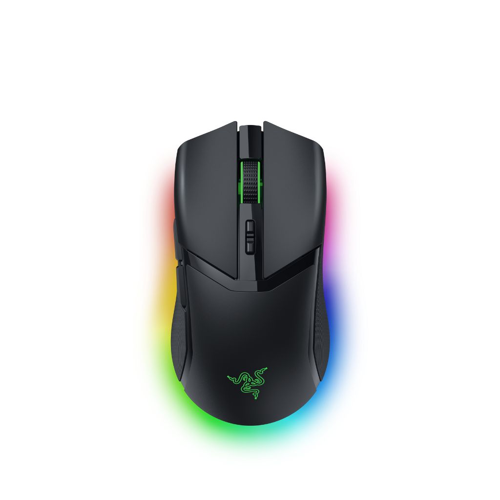 Razer Cobra Pro Black top view with Chroma RGB