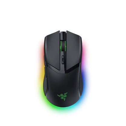 Razer Cobra Pro Black top view with Chroma RGB