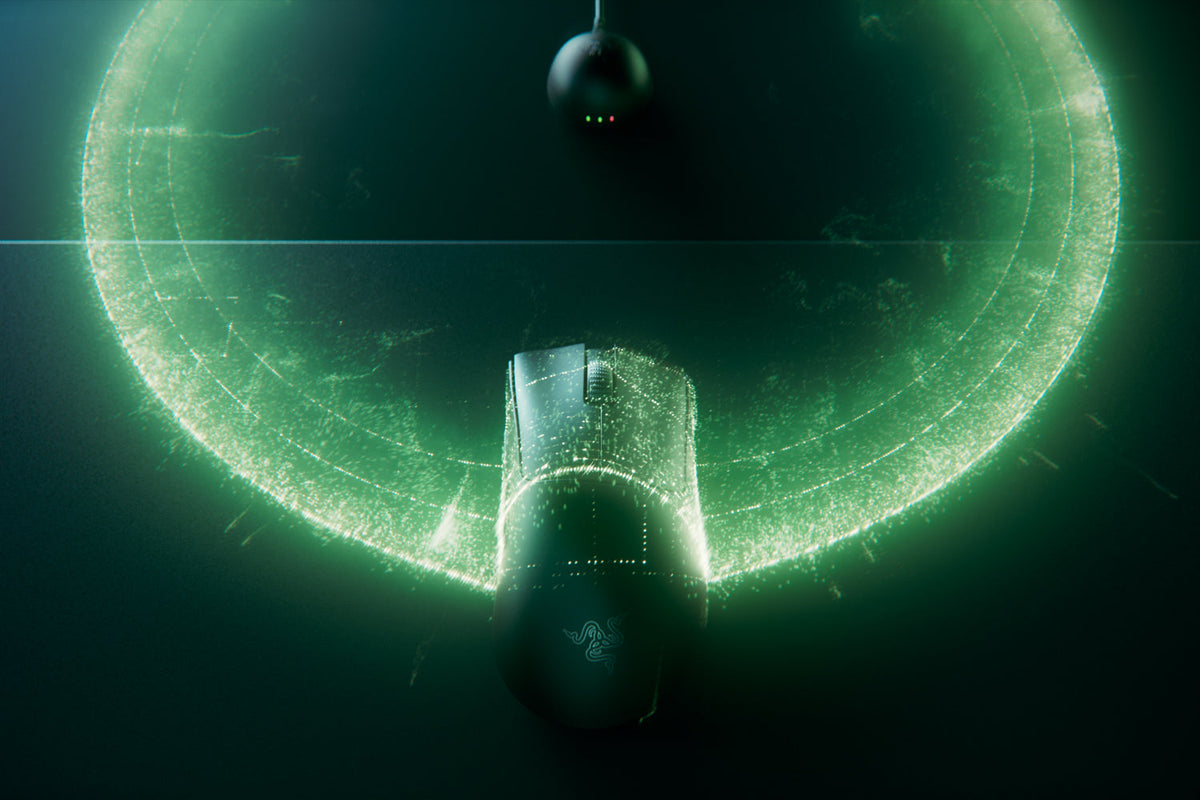 Razer DeathAdder V4 Pro Black top angle