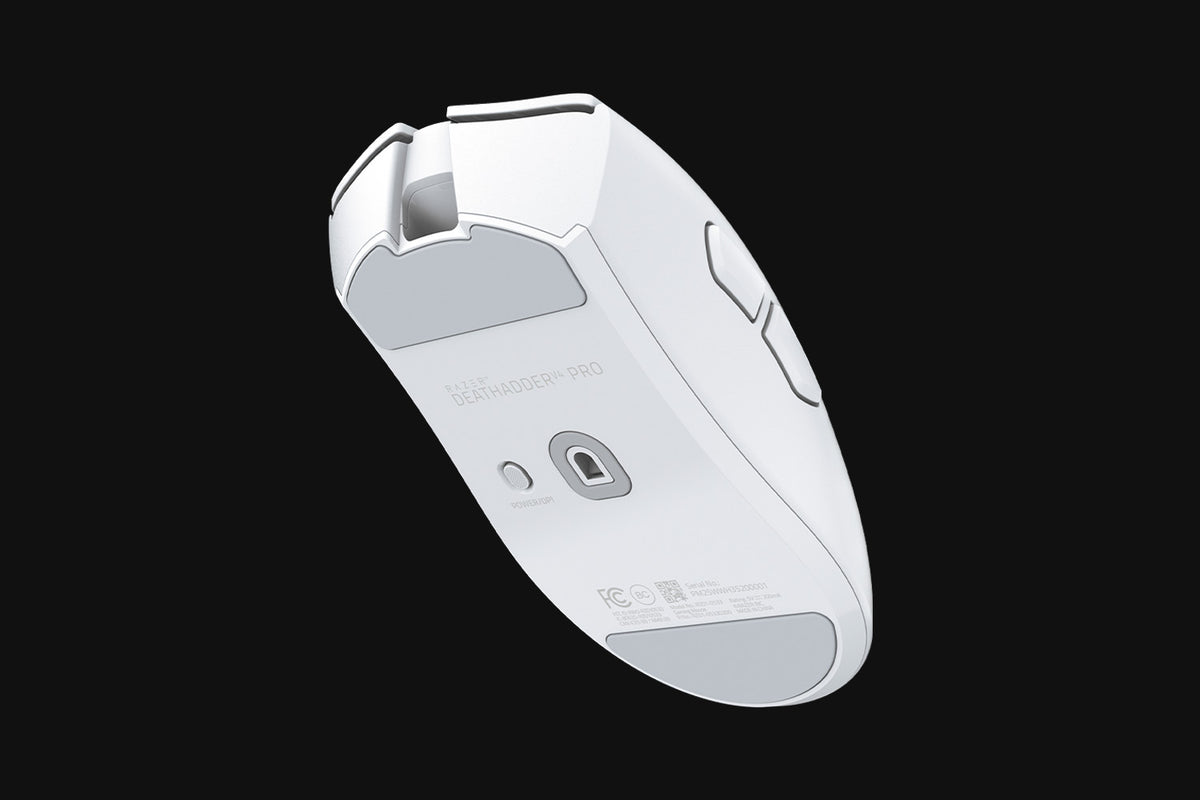 Razer DeathAdder V4 Pro White profile view