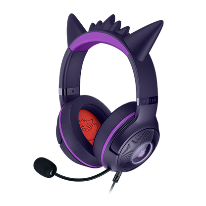 Razer Kraken Kitty V2 Pokemon Gengar Edition official product view