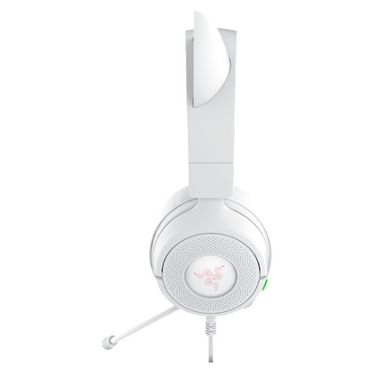 Razer Kraken Kitty V3 X White side view