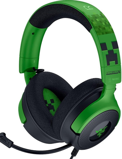 Razer Kraken V4 X Minecraft Edition front view