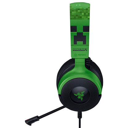 Razer Kraken V4 X Minecraft Edition side view