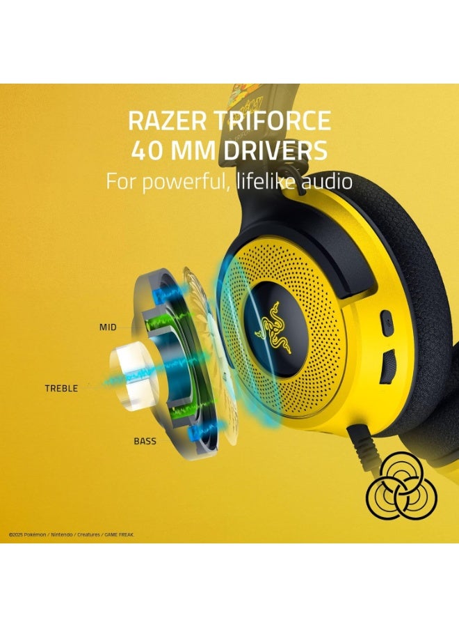 Razer Kraken V4 X Pokemon Kanto Starters Edition product view