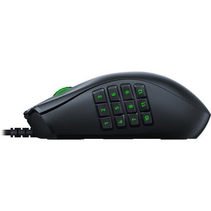 Razer Naga X wired MMO gaming mouse side view