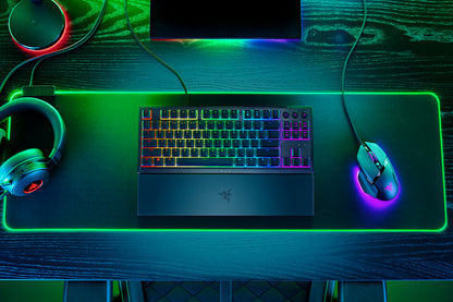 Razer Ornata V3 Tenkeyless angled view
