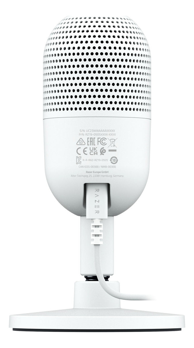 Razer Seiren V3 Mini White rear close-up