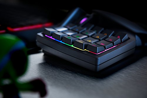 Razer Tartarus V2 gaming keypad side view