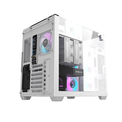 DarkFlash TH285 White ATX PC Case official view 3