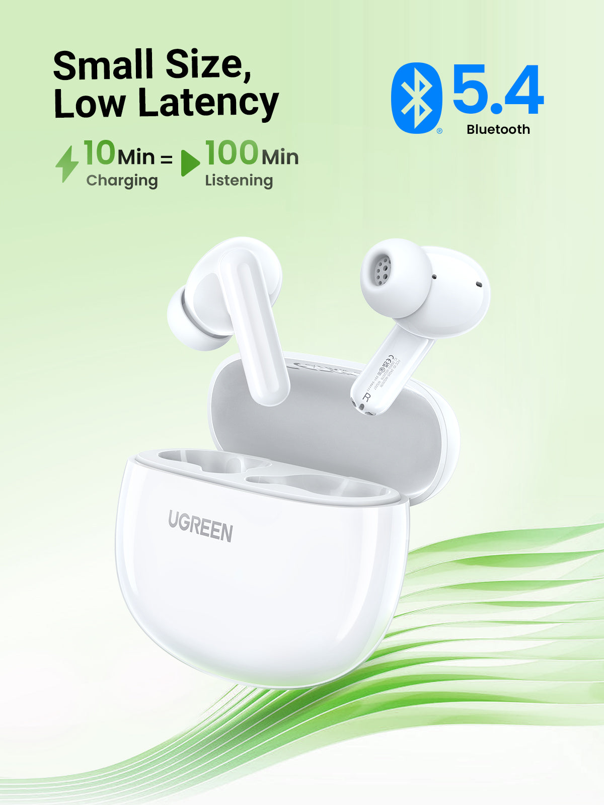 UGREEN HiTune P3 True Wireless Earbuds White - 45110