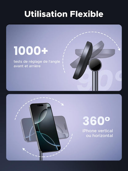 UGREEN MagFlow W710 2-in-1 Qi2 Magnetic Wireless Charger - 45382
