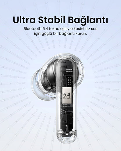 UGREEN HiTune T6S Hybrid ANC Wireless Earbuds White - 45585