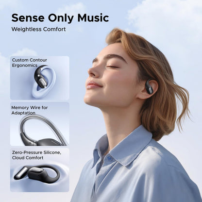 UGREEN FitBuds WS213 Open-Ear Wireless Headphones Black - 65655