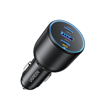 UGREEN 130W 3-Port Fast Car Charger - 90413