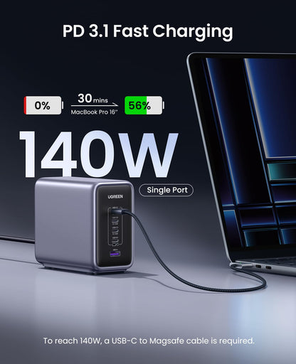 UGREEN Nexode 300W 5-Port GaN Desktop Charger - 90903B