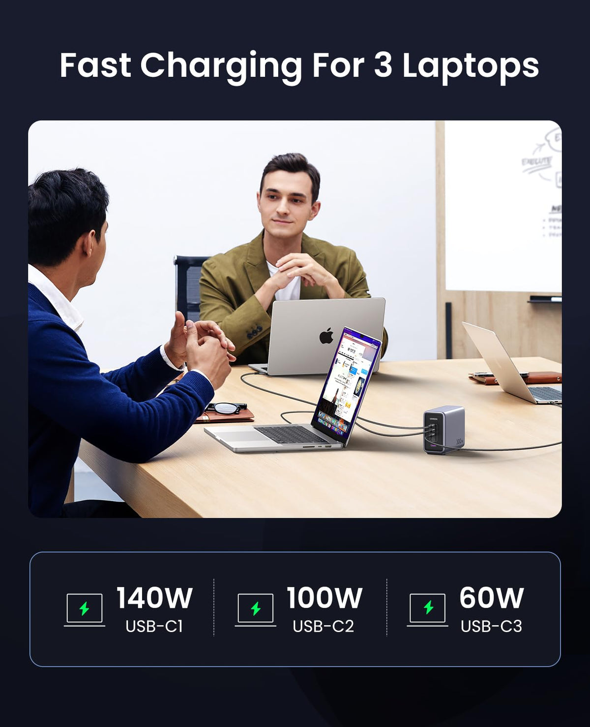 UGREEN Nexode 300W 5-Port GaN Desktop Charger - 90903B