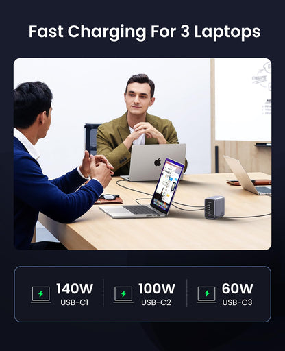 UGREEN Nexode 300W 5-Port GaN Desktop Charger - 90903B
