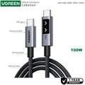 UGREEN L509 USB-C to USB-C 100W LED display braided cable - view 1