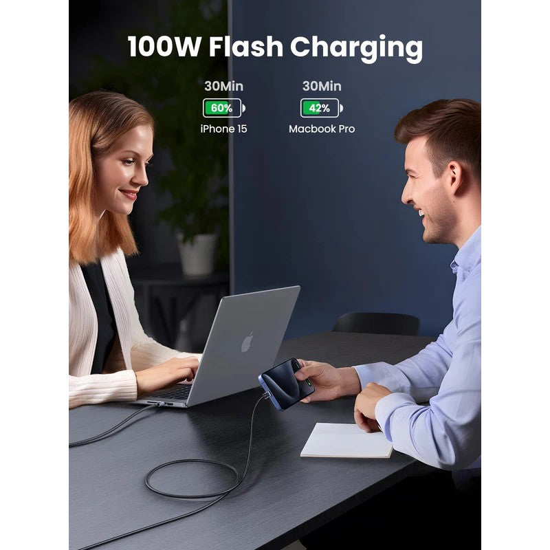 UGREEN L512 USB-C to USB-C 100W braided cable - view 3