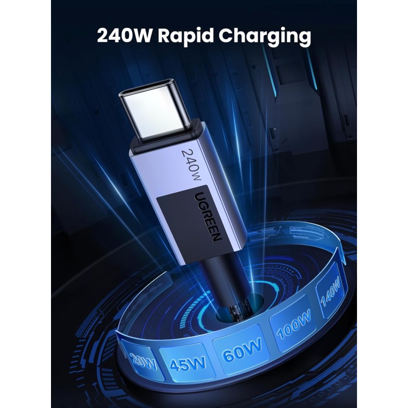 UGREEN L513 USB-C to USB-C 240W braided cable - view 3