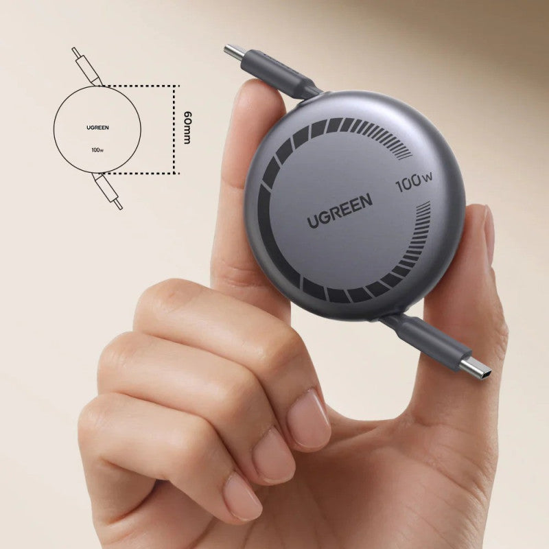 UGREEN Nexode L531 100W retractable USB-C cable - view 2