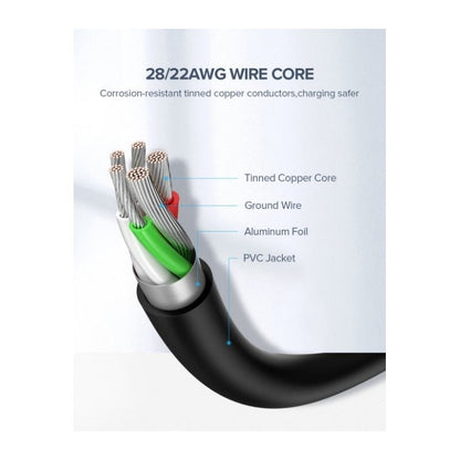 UGREEN US184 USB 3.0 to USB-C fast charging data cable - view 6