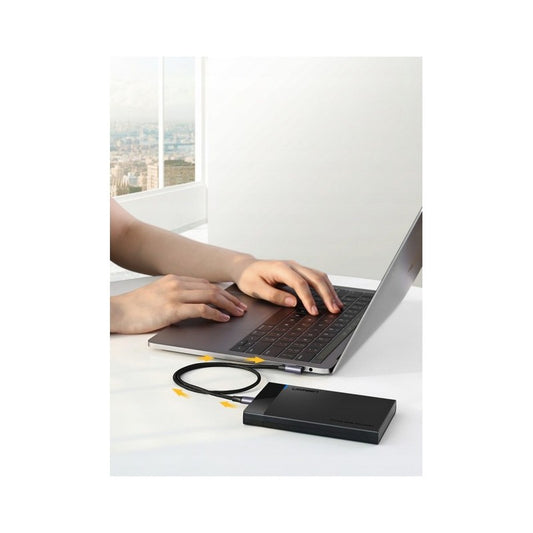 UGREEN US255 angled USB-C to USB-C 60W braided cable - view 2