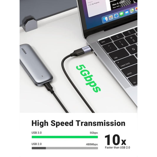 UGREEN US270 USB-C to USB-A OTG adapter - view 2