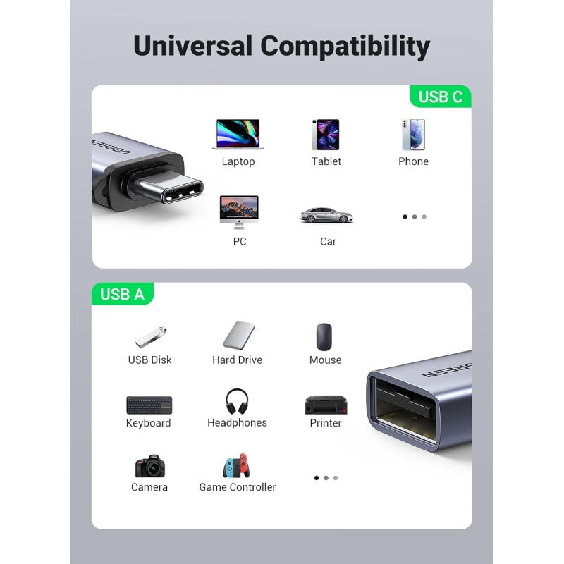 UGREEN US270 USB-C to USB-A OTG adapter - view 5