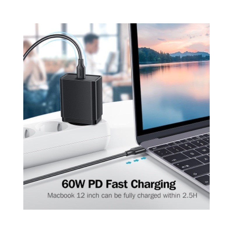 UGREEN US286 USB-C to USB-C 60W charging cable - view 6