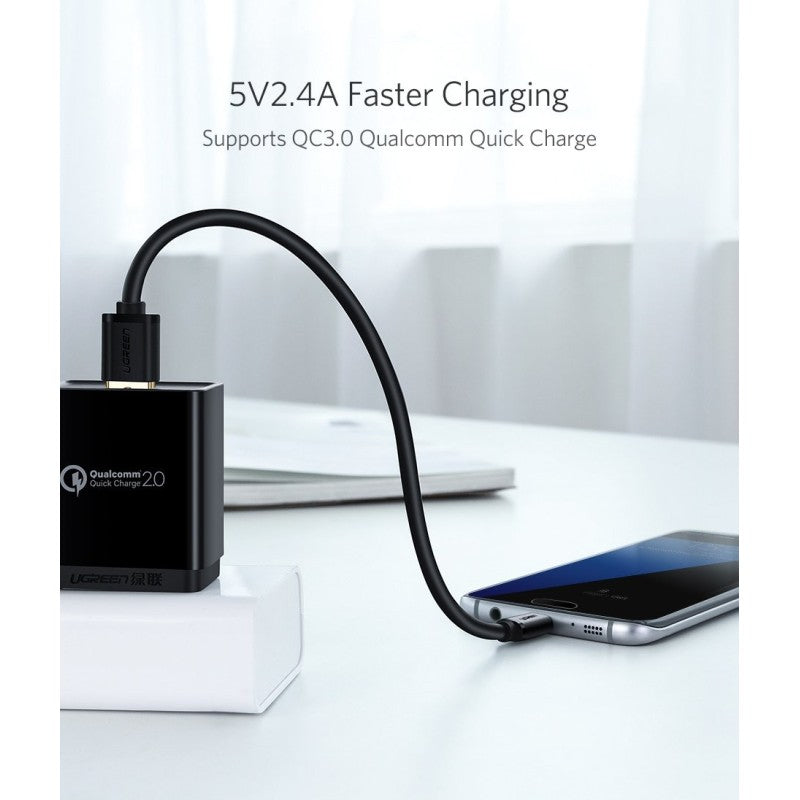 UGREEN US289 USB-A to Micro USB fast charging cable - view 5